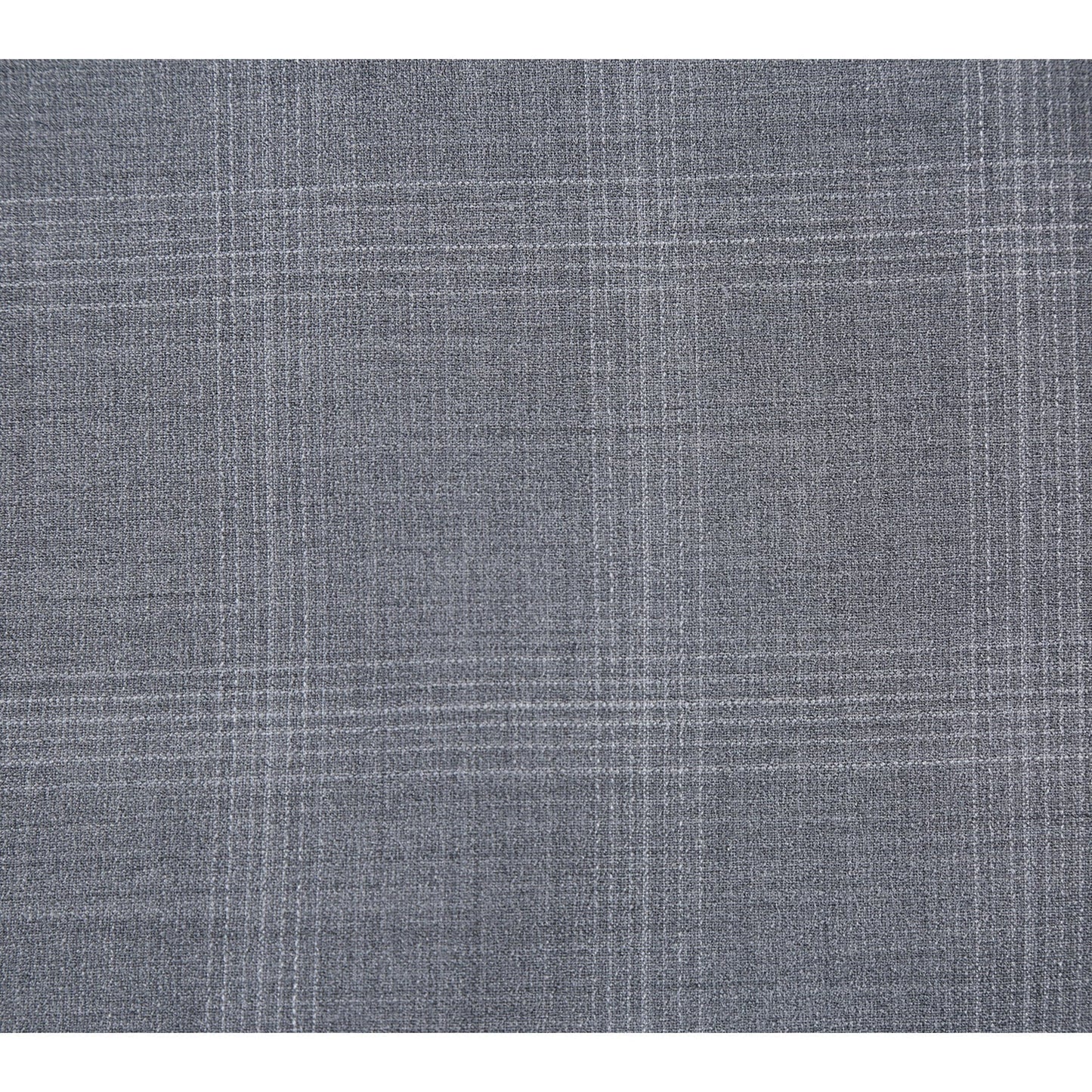 Renoir EL72-62-092 Light Gray Window Pane Check Wool Suit