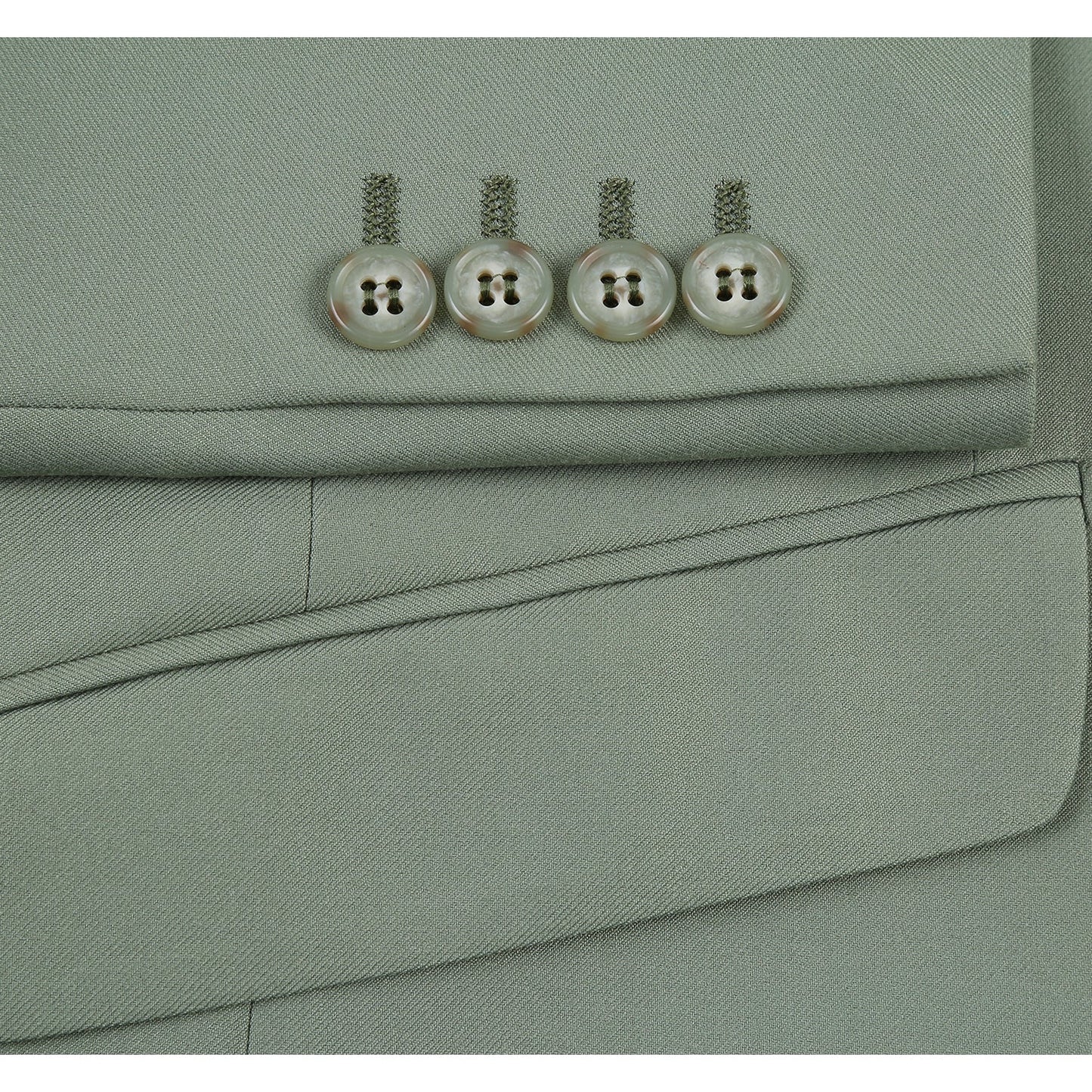 Renoir 201-12 Men's 2-Piece Slim Fit Single Breasted Notch Lapel Suit