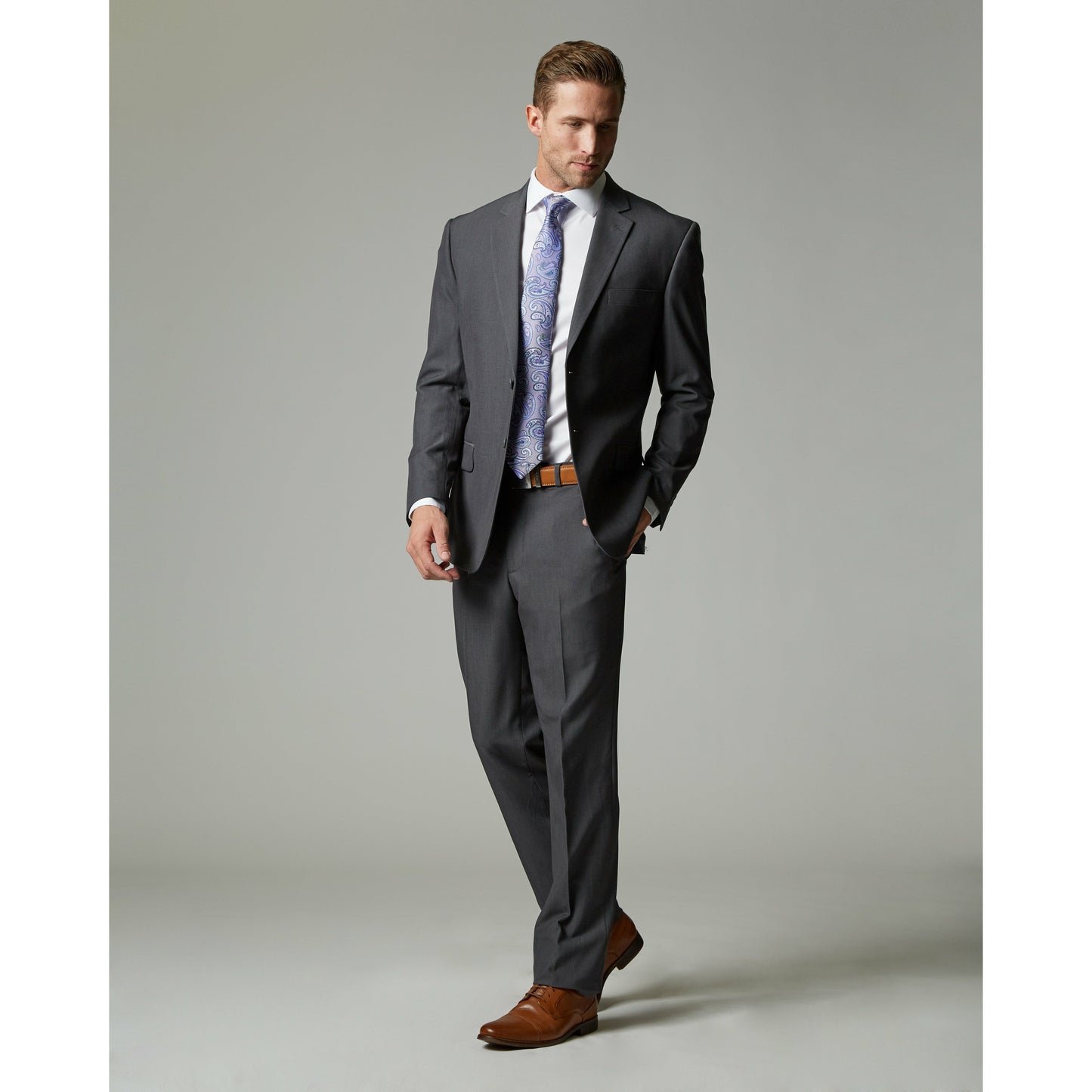 Tempo Separate Suit Jacket, Medium Grey