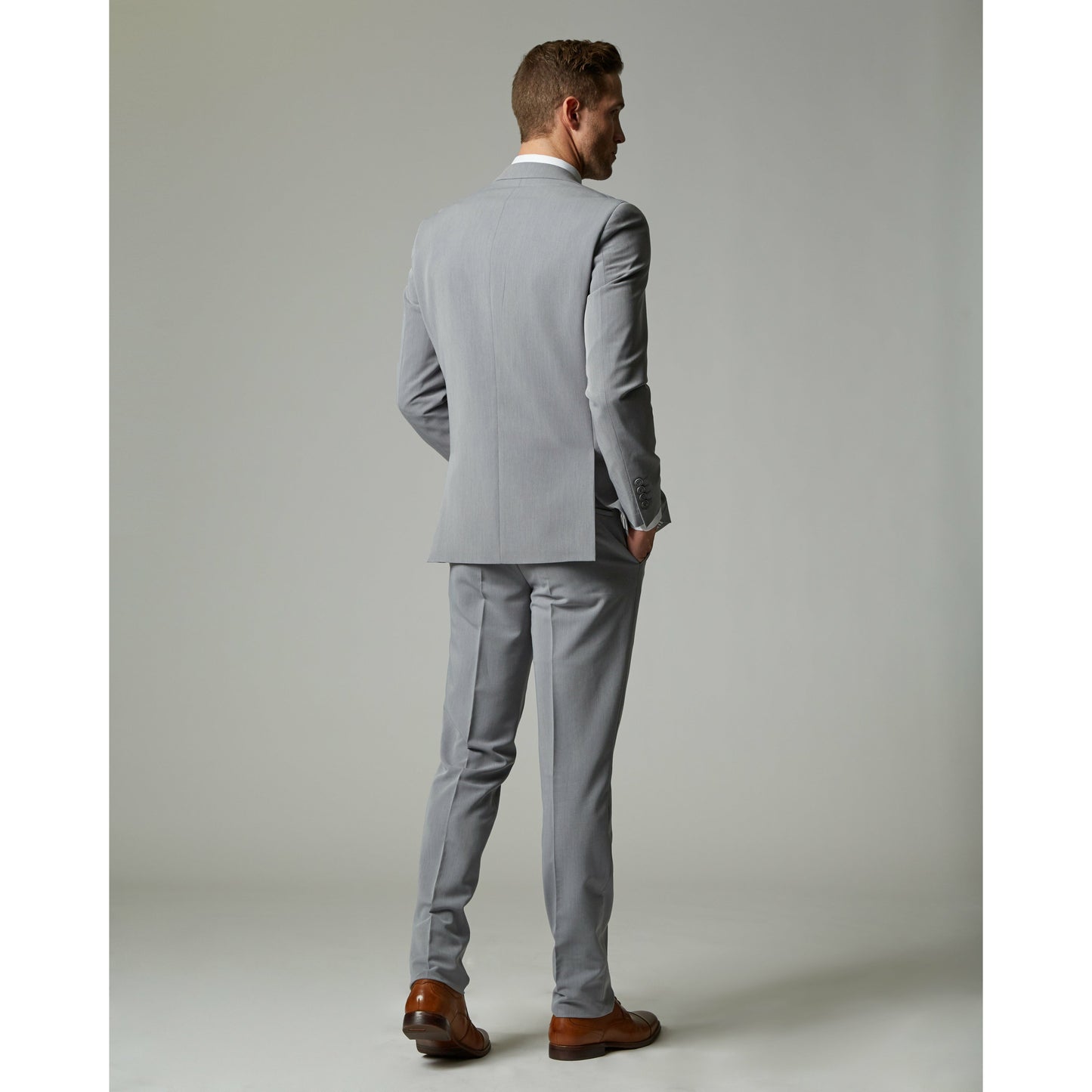 Tempo Separate Suit Jacket, Light Grey