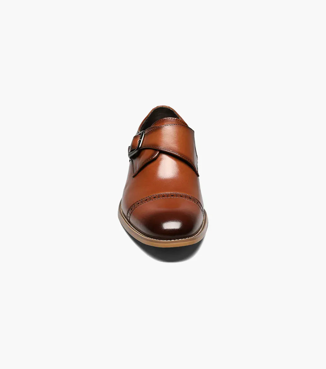 Stacy Adams Desmond Cap Toe Monk Strap