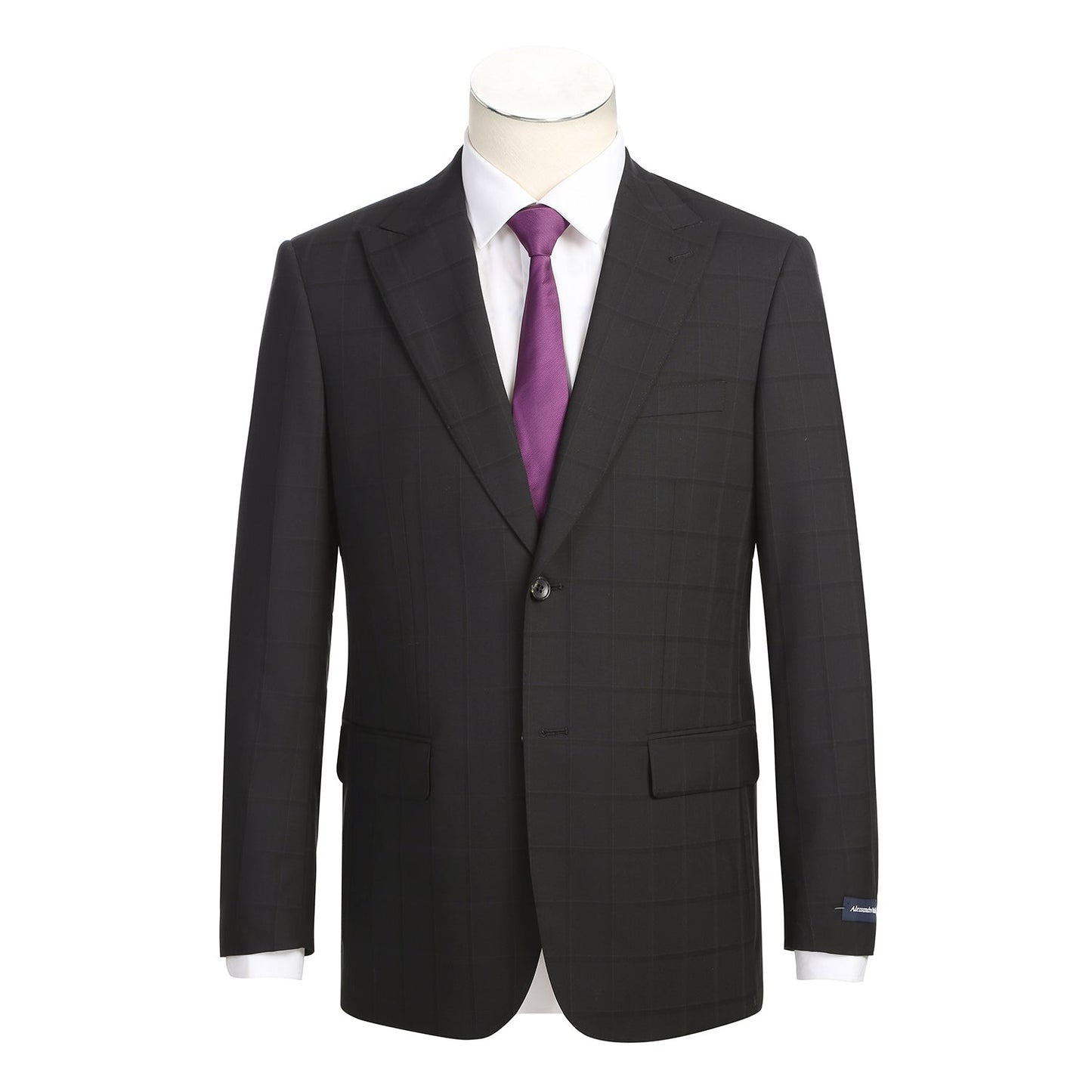 566-15 Men's New Slim Fit Wool Suits