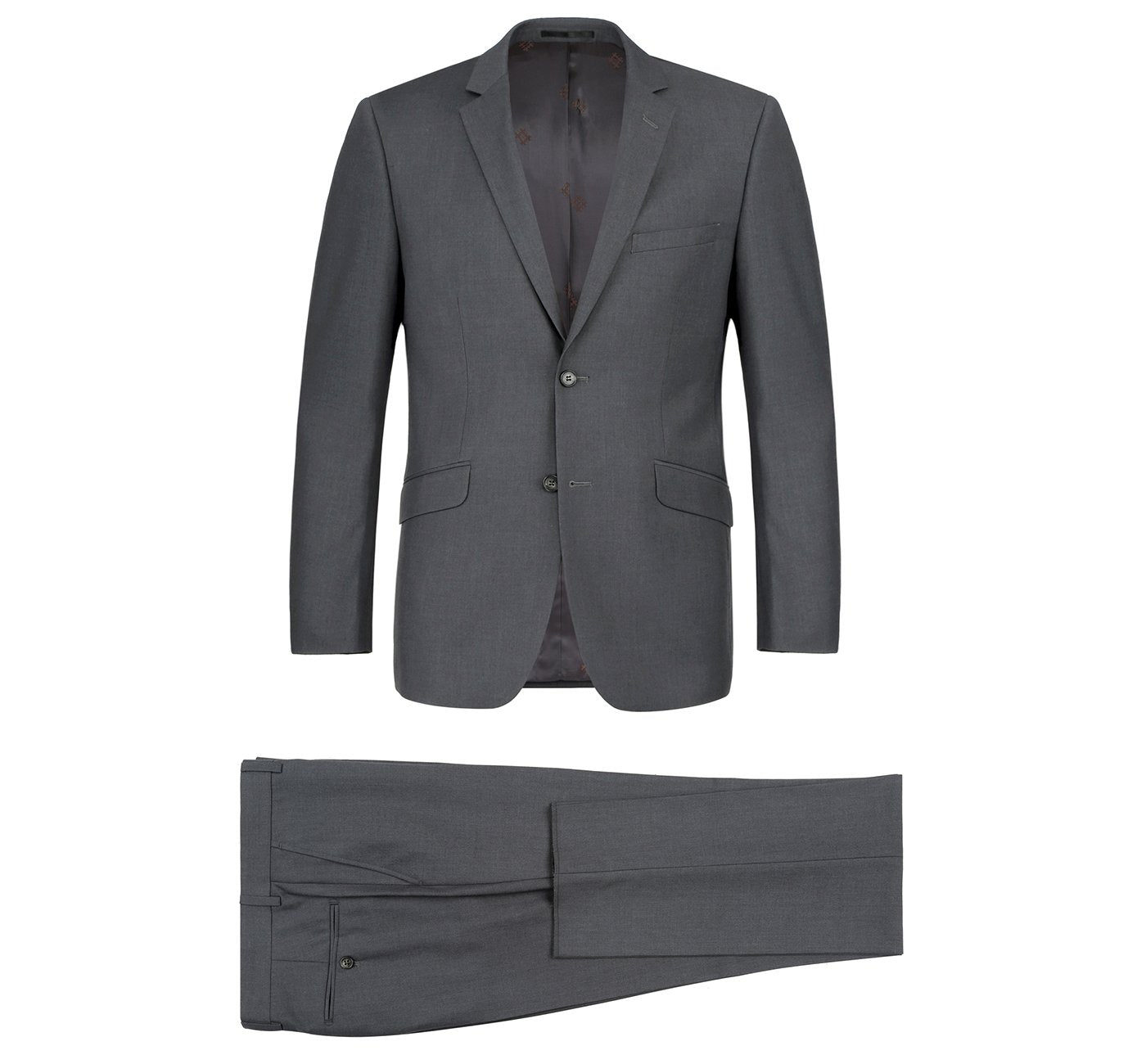 201-4 Men's 2-Piece Single Breasted Notch Lapel Suit