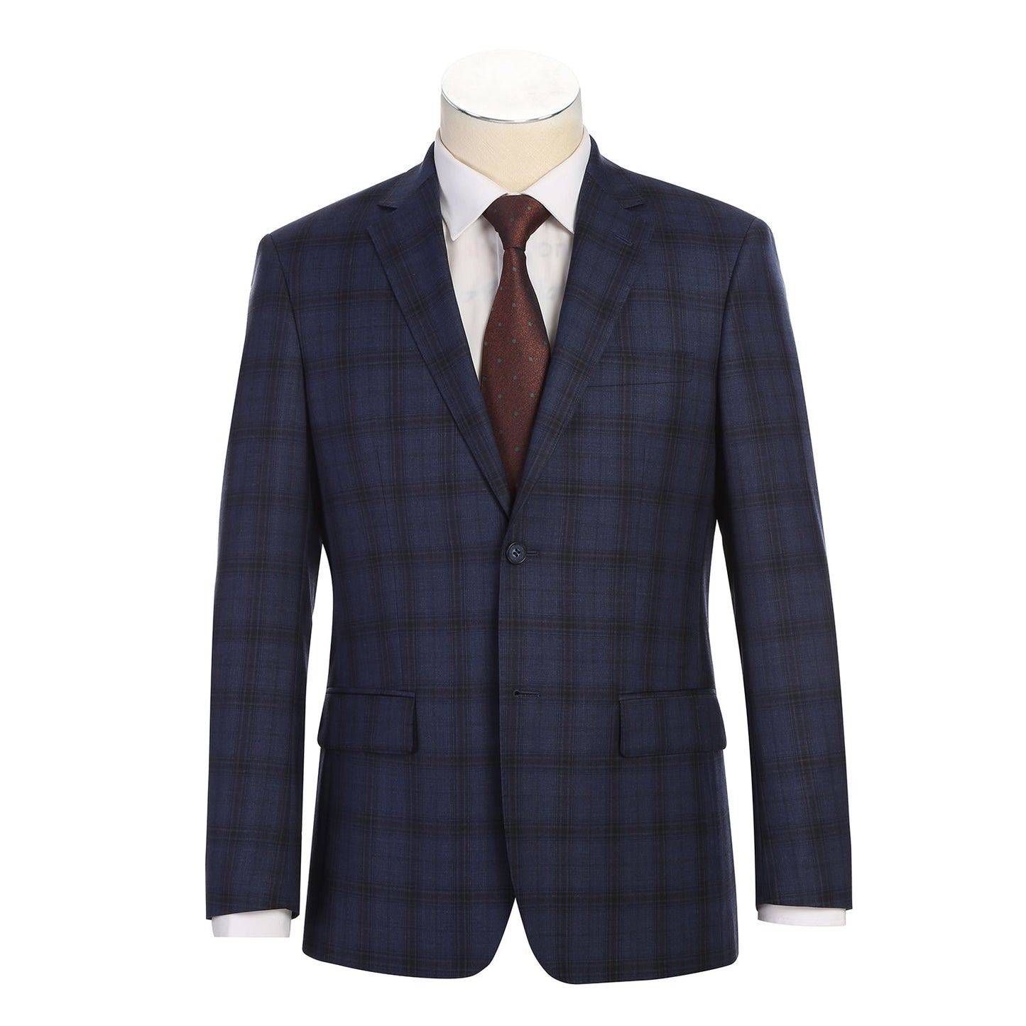 566-14 Men's New Slim Fit Wool Suits