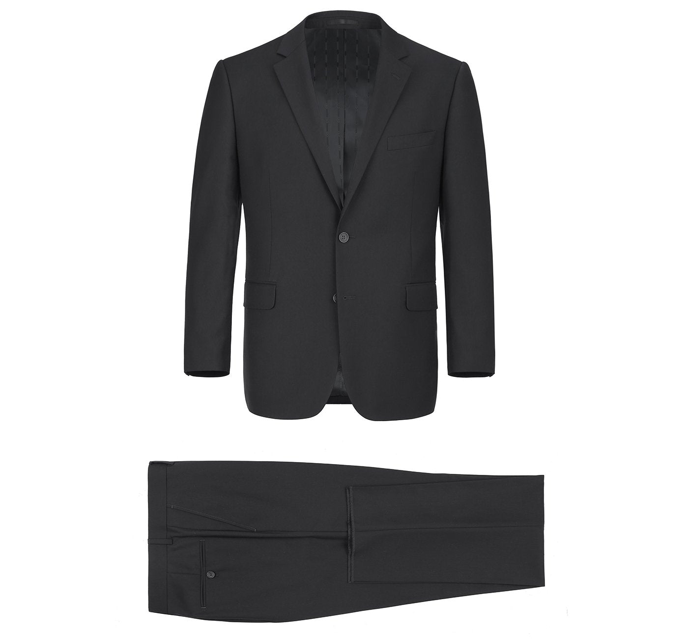 201-1 Men's 2-Piece Single Breasted Notch Lapel Suit