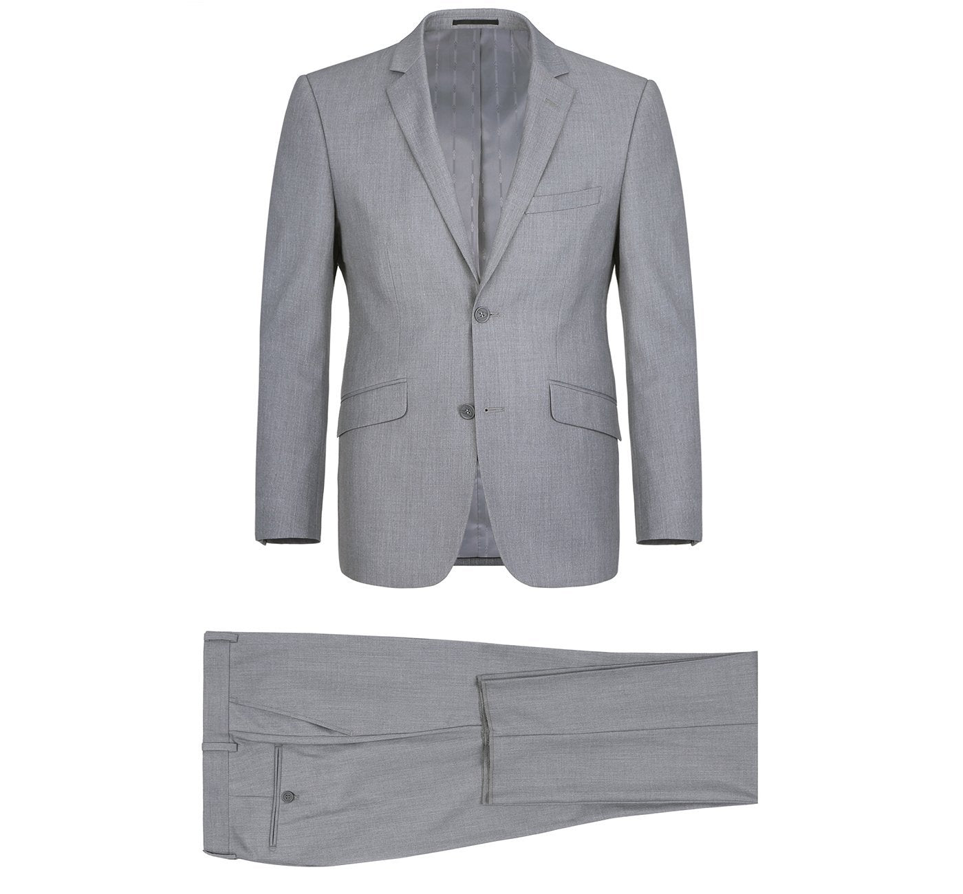 202-2 Men's 2-Piece Single Breasted Notch Lapel Suit