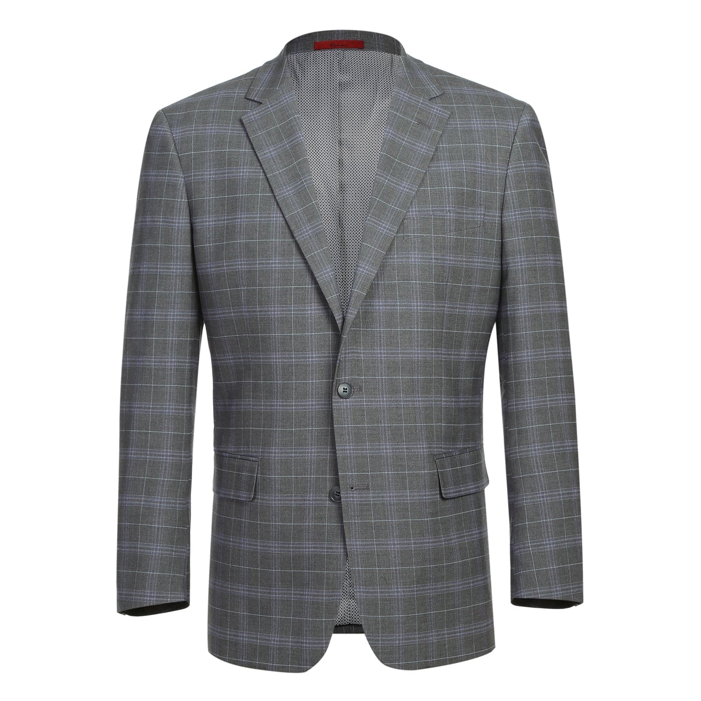 293-25 Men's Classic Fit Checked Suits