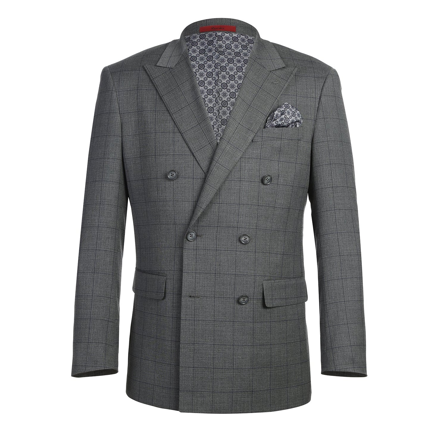 293-44 Men's New Slim Fit Double-Breasted Suits