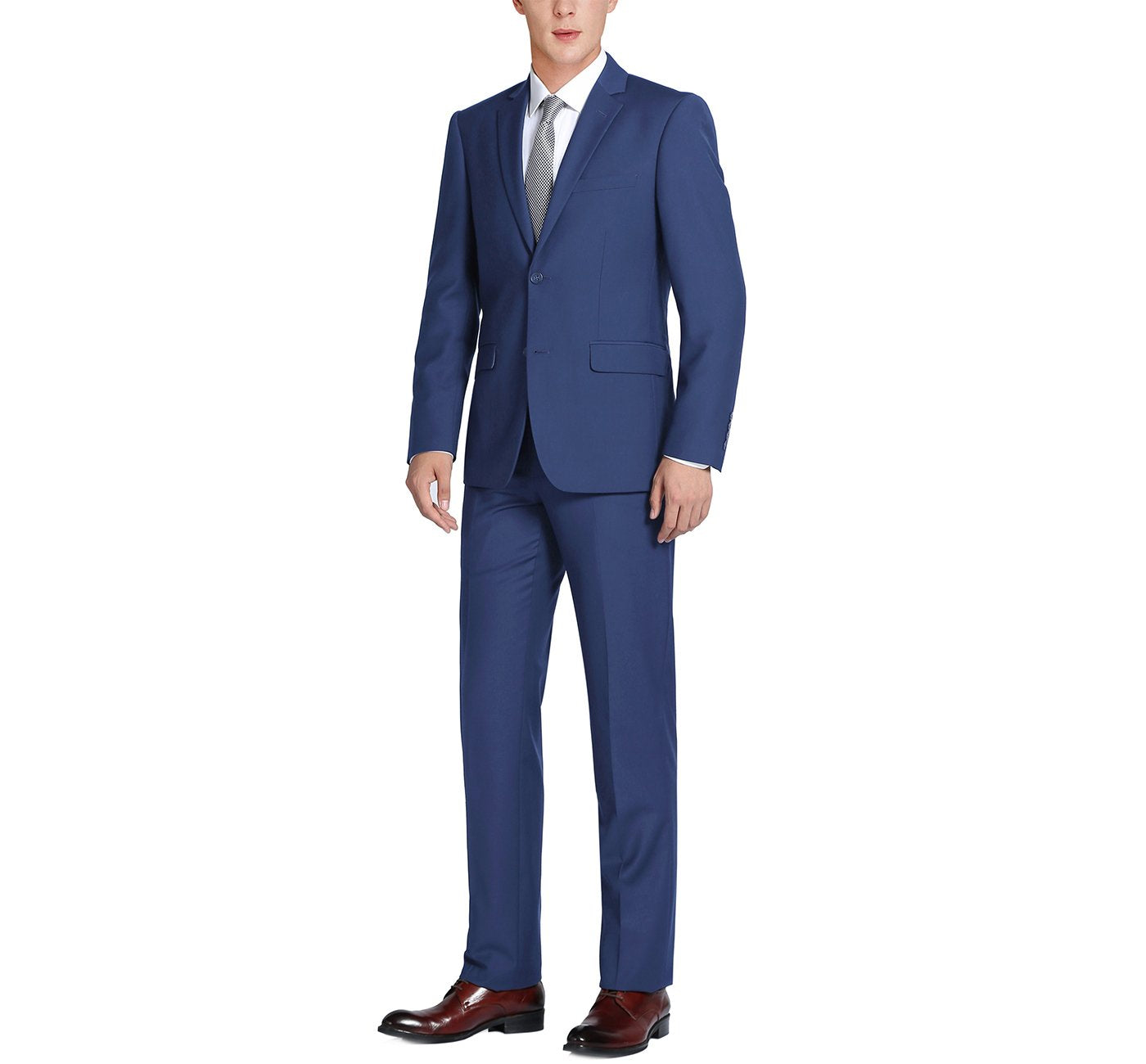 201-20 Men's 2-Piece Single Breasted Notch Lapel Suit