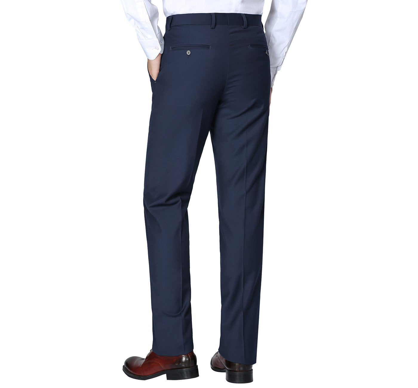 201-19 Men's Flat Front Suit Separate Pants