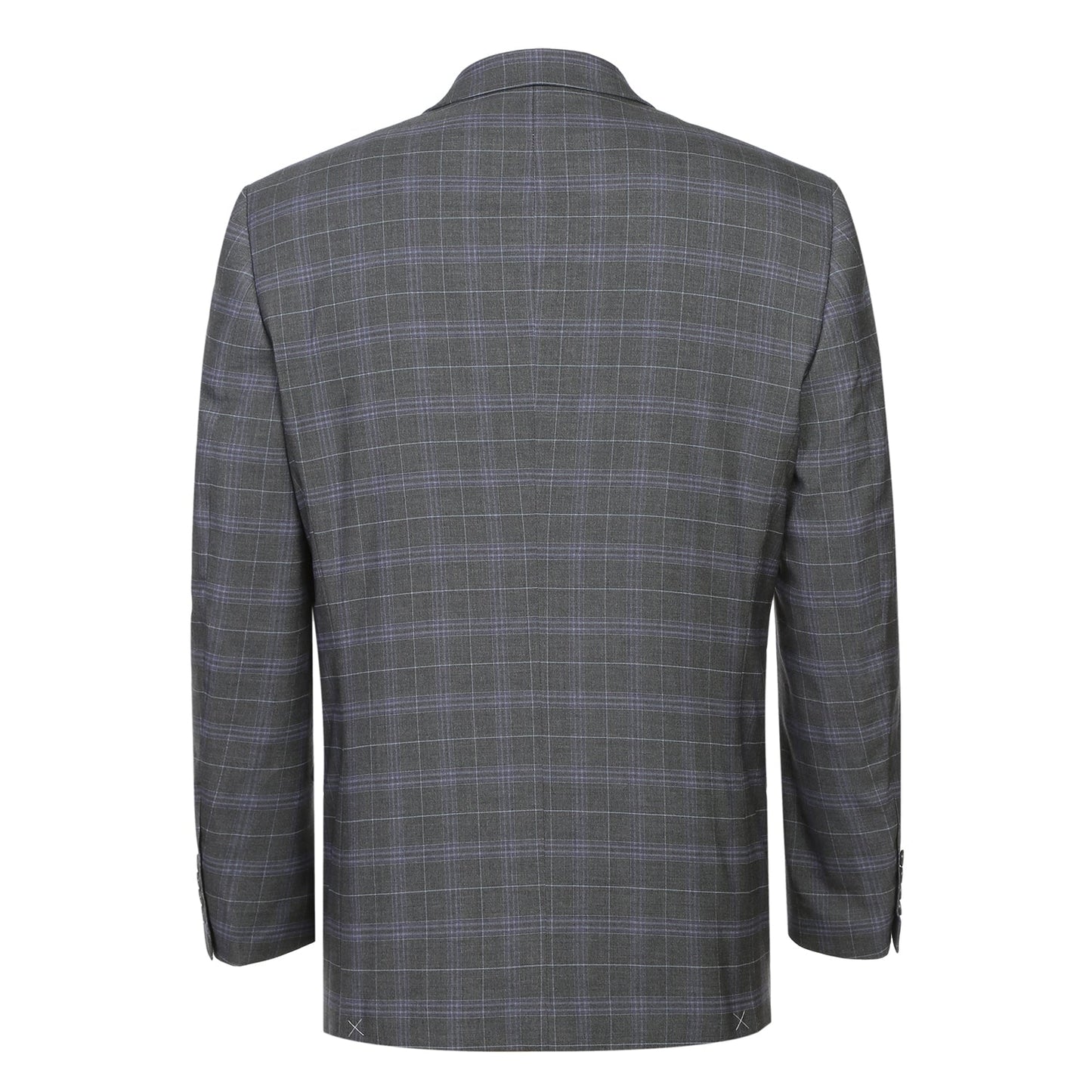 293-25 Men's Classic Fit Checked Suits