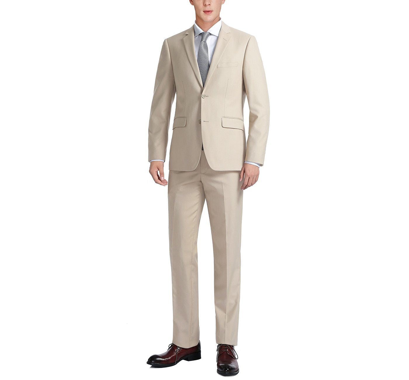 201-3 Men's 2-Piece Single Breasted Notch Lapel Suit