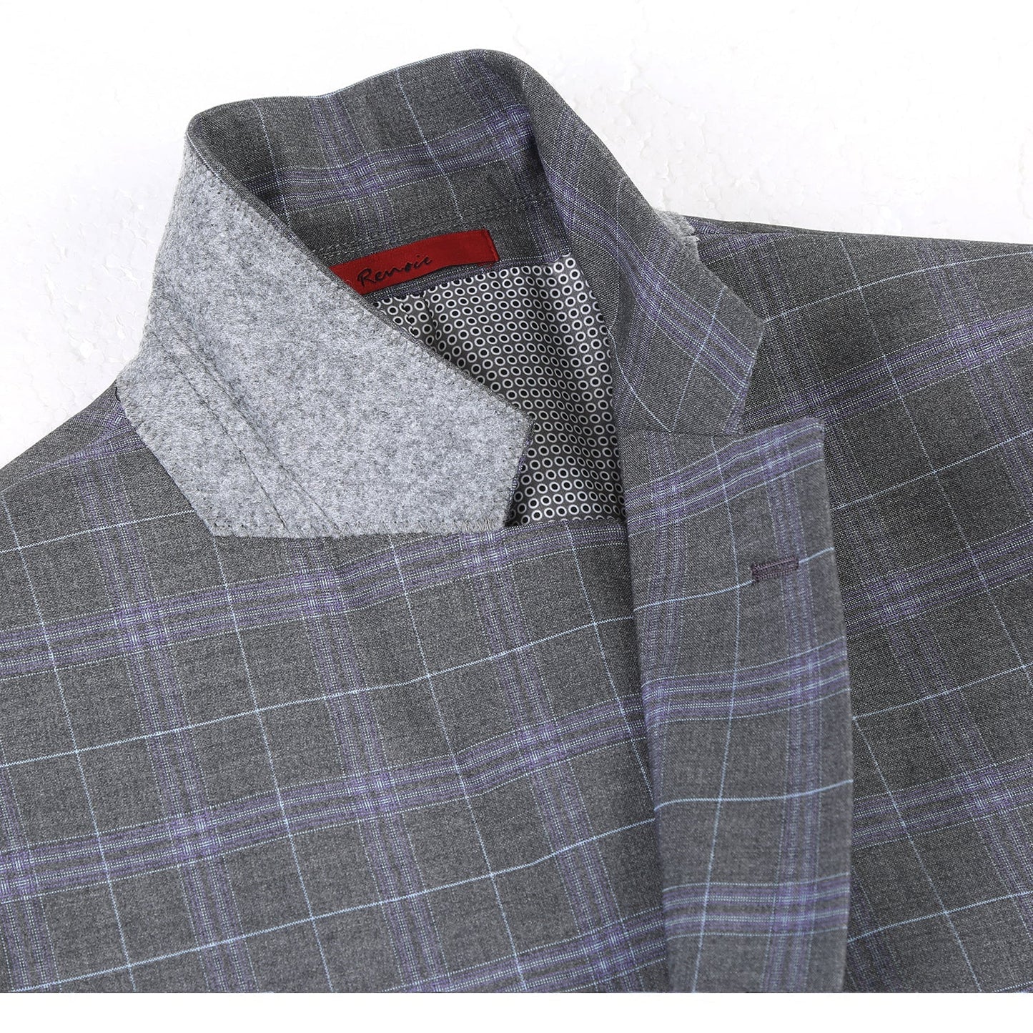 293-25 Men's Classic Fit Checked Suits