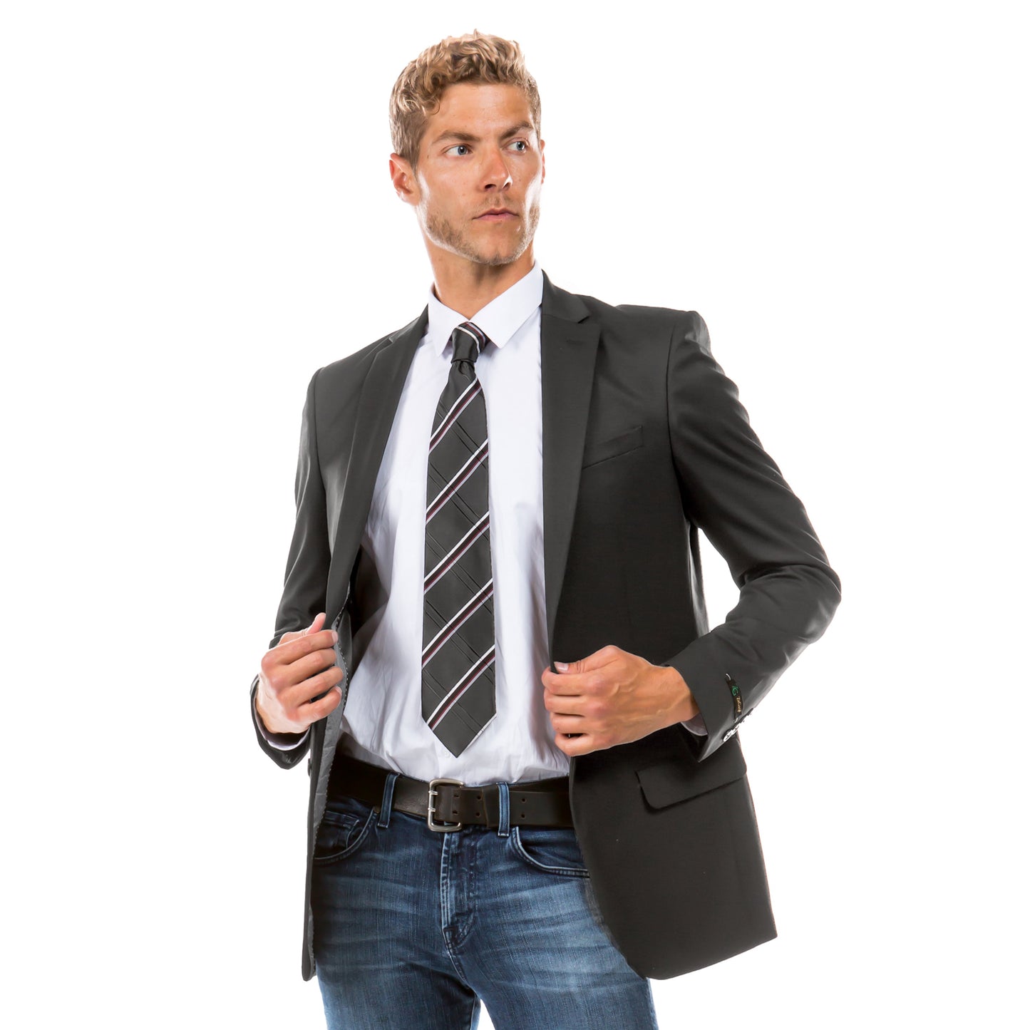 Zegarie Tailored-Fit Suits Separates Jacket