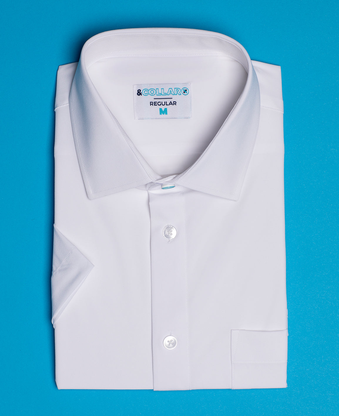 &Collar Range Shirt Short Sleeve- TALL