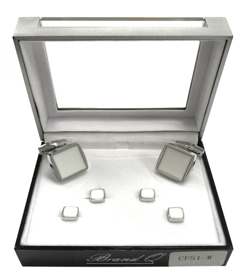 Cufflinks with Tuxedo Studs