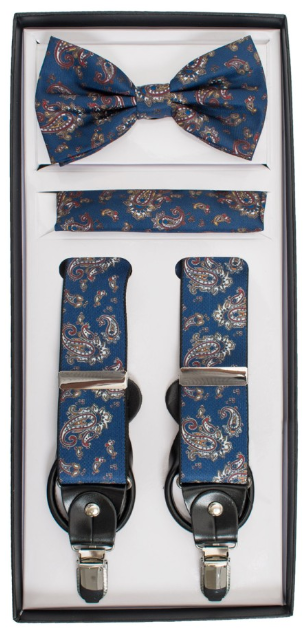 Paisley Suspender Set