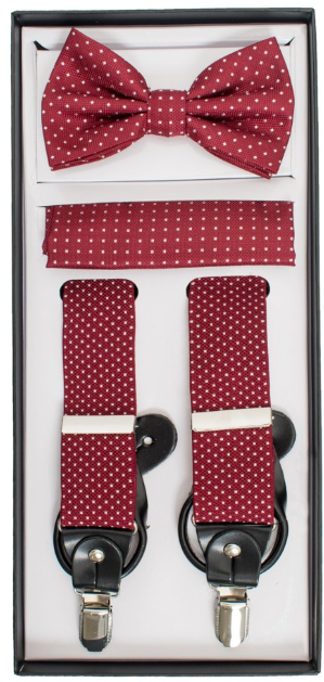 Polka Dot Suspender Set