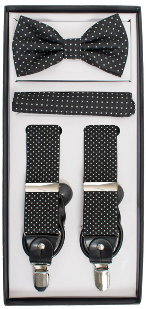 Polka Dot Suspender Set